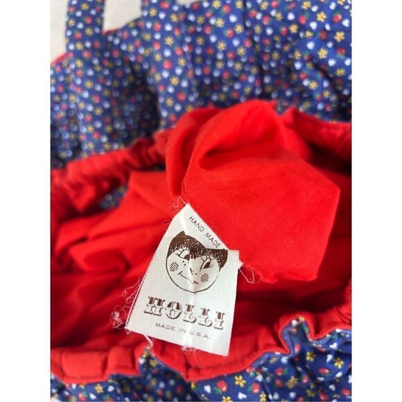 Vintage Patchwork Quilted Purse Handbag Sewing Bag - Picture 10 of 13